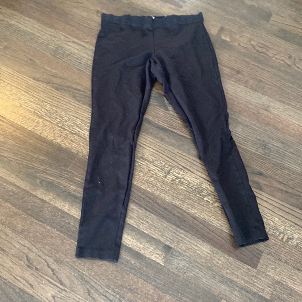 J. Crew Black Stretch Pants 12 GUC Skinny